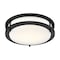 Nuvo Lighting Glamour LED 10 in. Flush Mount - Black - CCT Select 3/4/5K 62/1735 - alternate 3